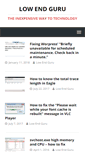 Mobile Screenshot of lowendguru.com