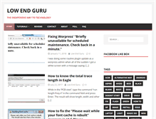 Tablet Screenshot of lowendguru.com